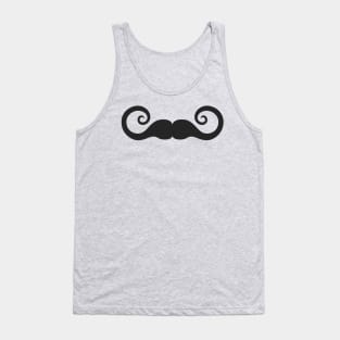 Curly Mustache Tank Top